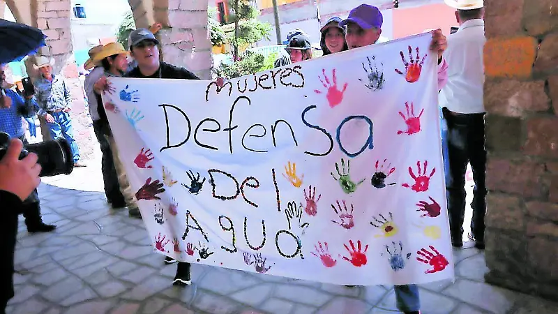 Protesta contra presa Milpillas